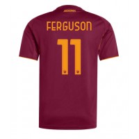 Stroje piłkarskie AS Roma Evan Ferguson #11 Koszulka Podstawowej 2025-26 Krótki Rękaw